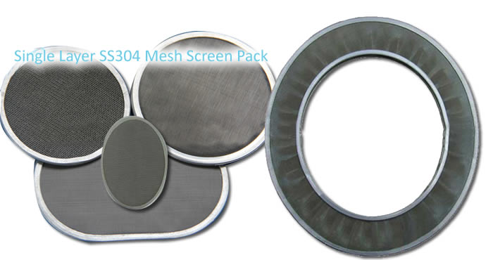 Single Layer SS304 Mesh Screen Pack