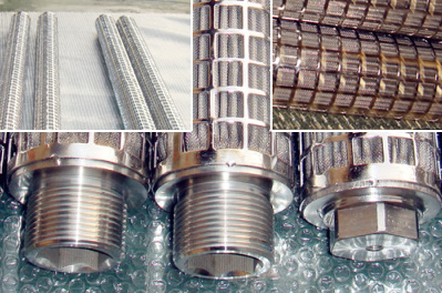 Stainless Steel Pleated Mesh Elements for Candle Filter System