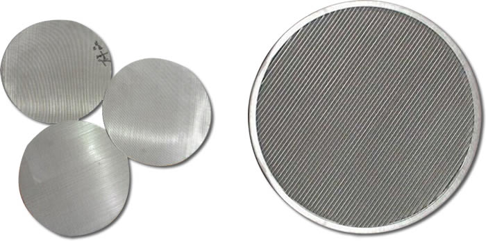Stainless Steel Mesh Disc Flat Filter Cloth Refining Screen