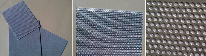 Woven Mesh and Perforated Plate Sintered Sheet for Filter Cylinders