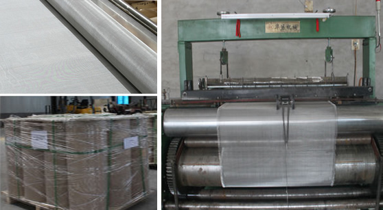 Pleatable 316 SS Fine Wire Cloth